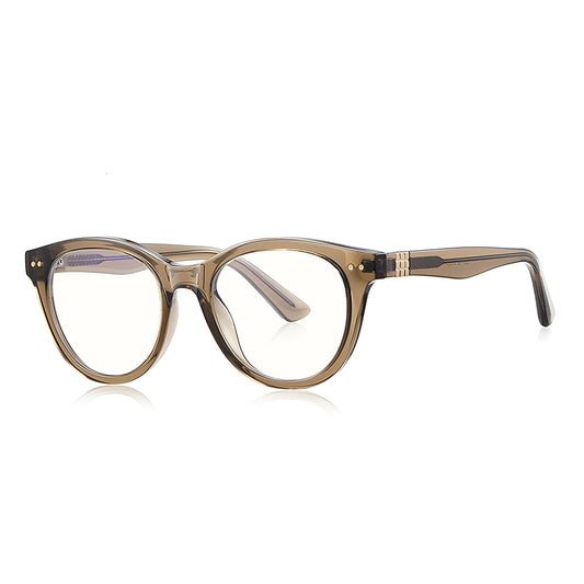 Lunettes d'ordinateur pour hommes Techsuit 2231, Anti-Lumière Bleue, Marron Clair
