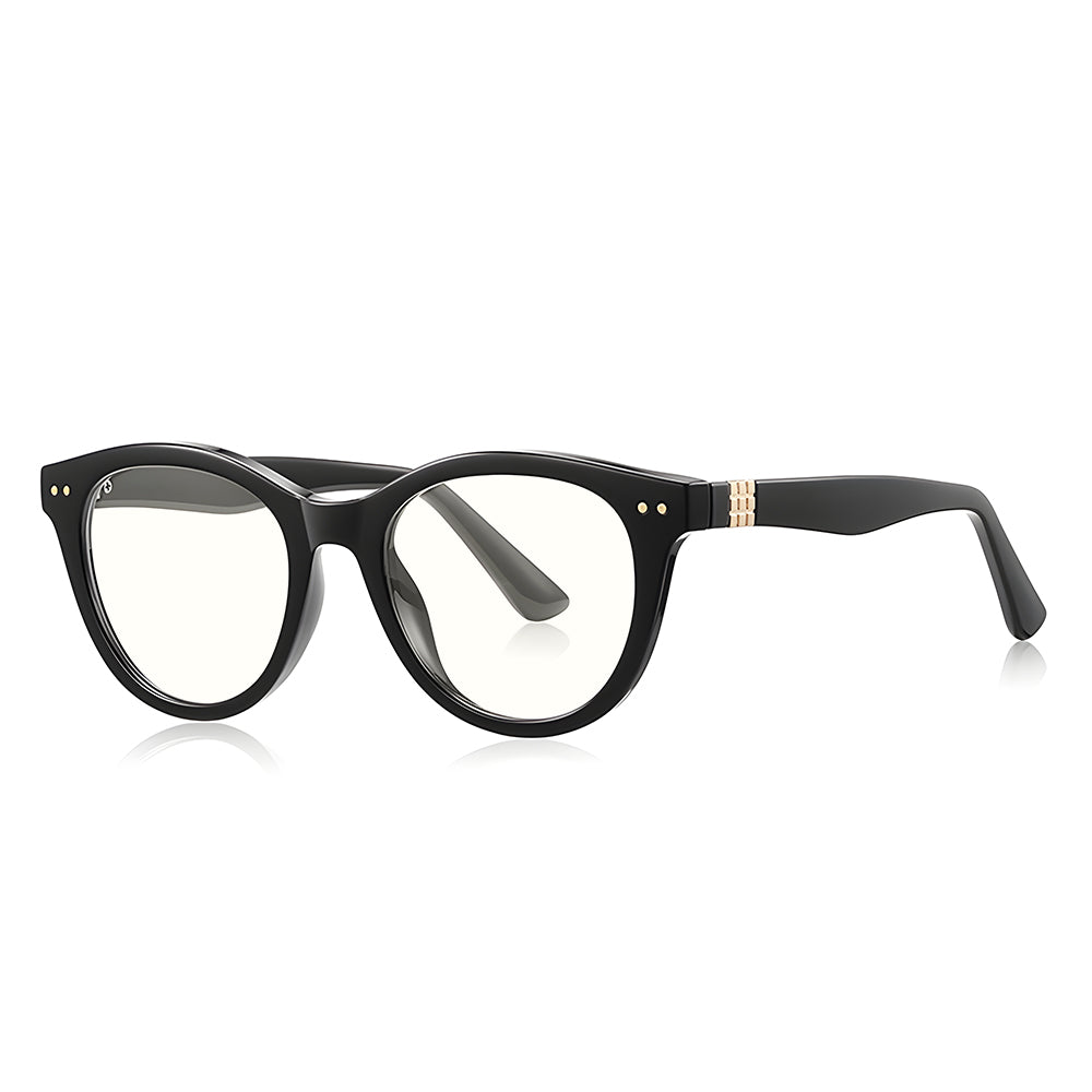 Lunettes d'ordinateur pour hommes Techsuit 2231, Anti-Lumière Bleue, Noires