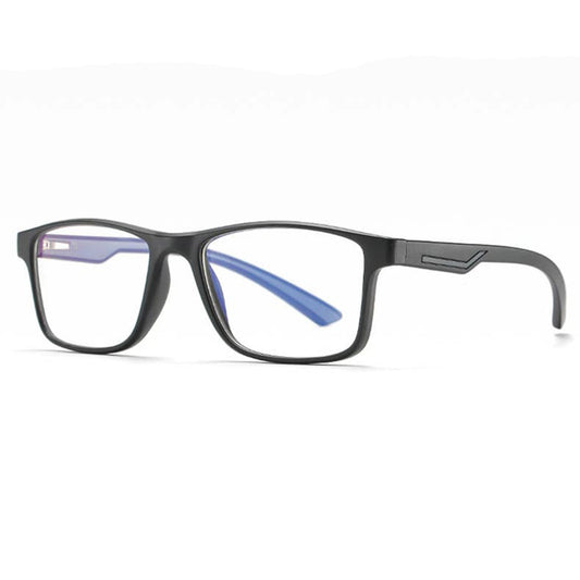 Lunettes d'ordinateur pour hommes Techsuit F2388, anti-lumière bleue, noir gris