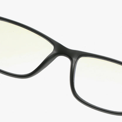 Techsuit Herren Computerbrille F2388, Anti-Blaues Licht, Schwarz Grau