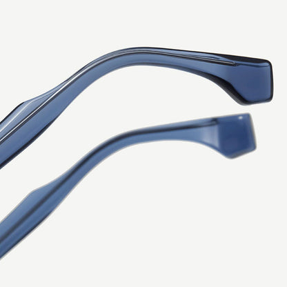 Herren-Computergläser Techsuit LS084, Anti-Blaues Licht, Blau Transparent