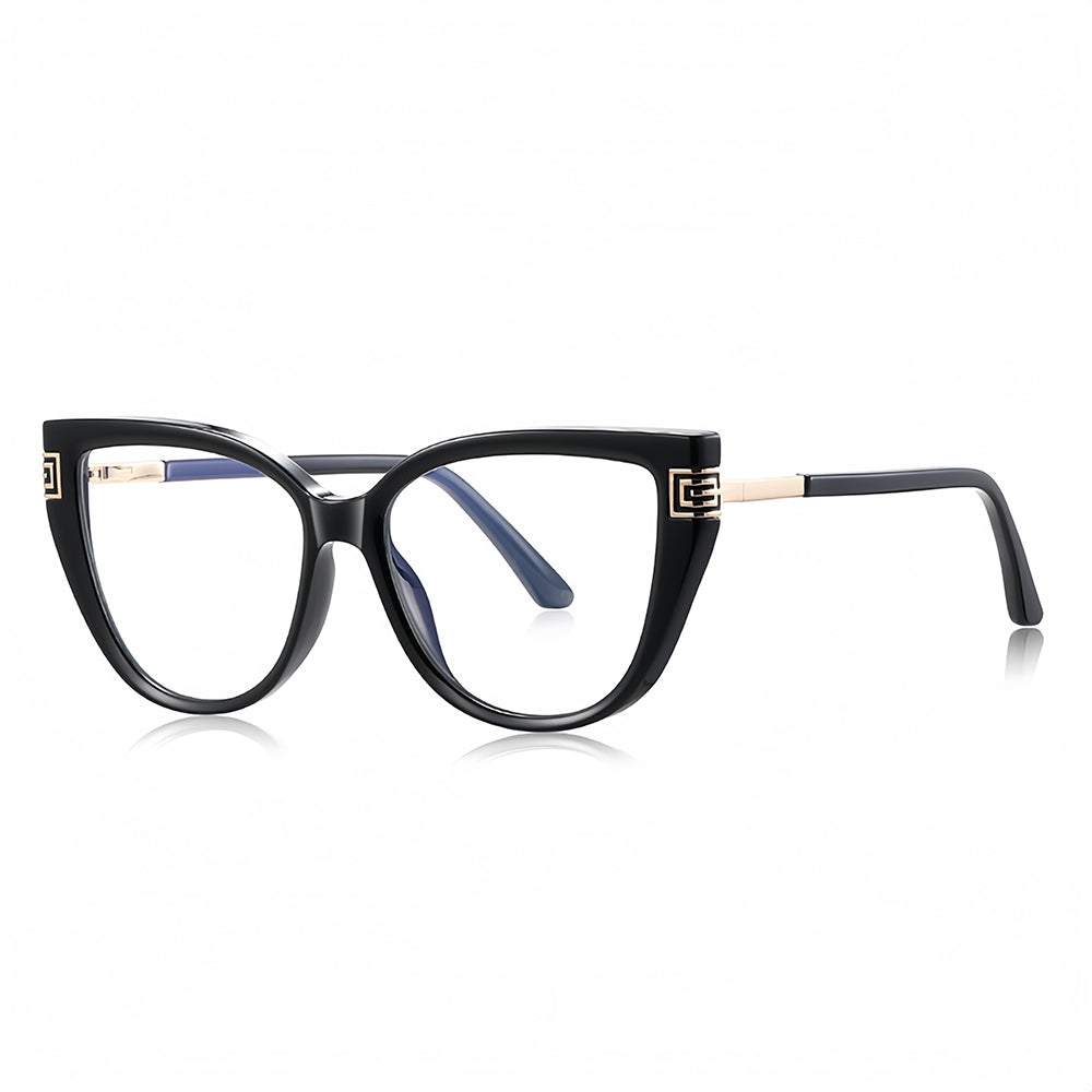 Damen Computerbrille Techsuit 2259, Anti-Blue Light, Schwarz