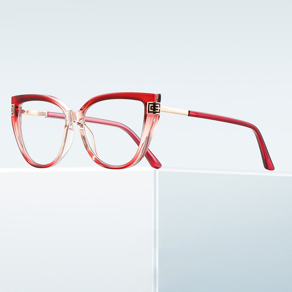 Damen Computerbrille Techsuit 2259, Anti-Blue Light, Schwarz