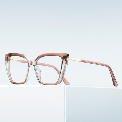 Lunettes d'ordinateur pour femmes Techsuit 2260, Anti-Lumière Bleue, Noires Dorées