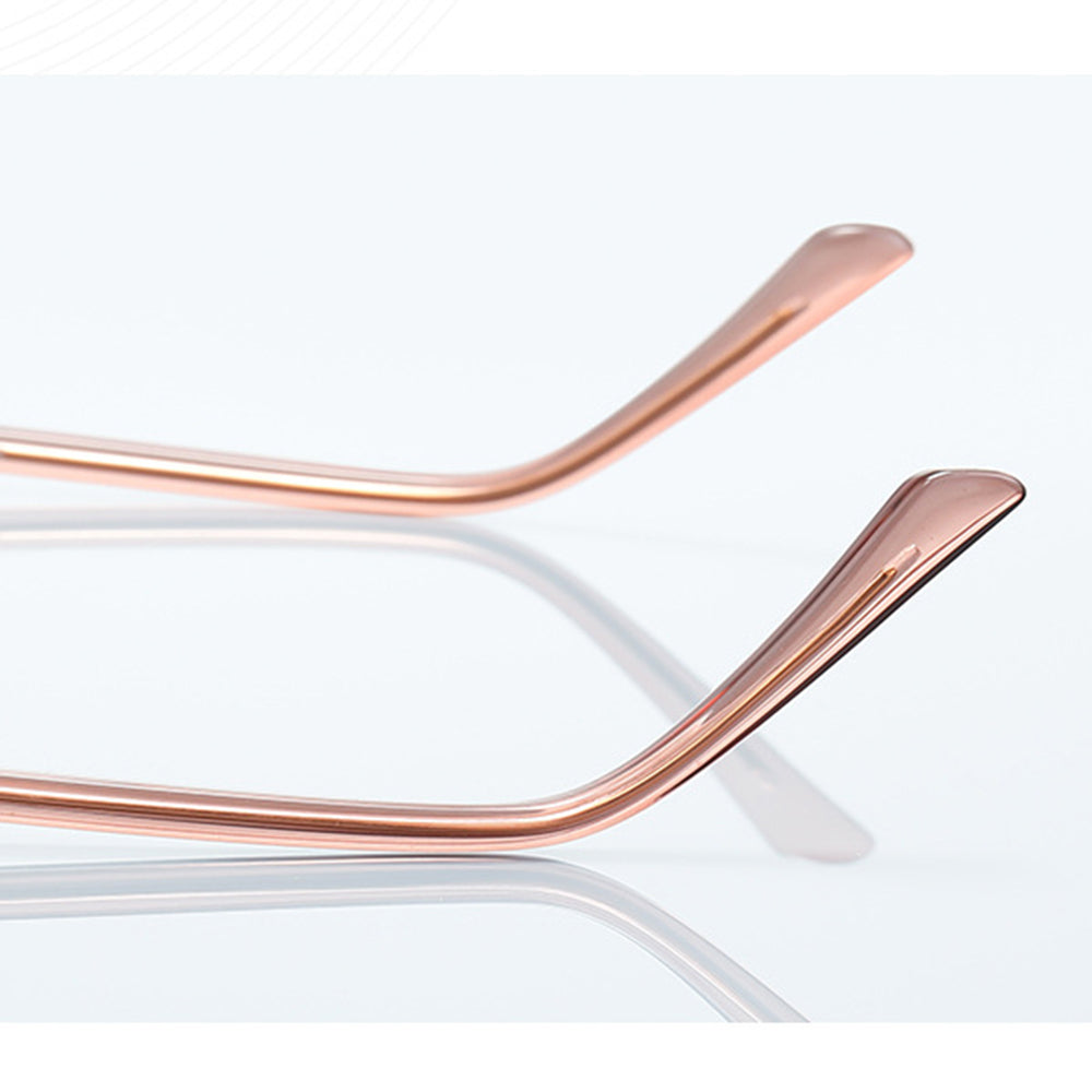 Lunettes d'ordinateur pour femmes Techsuit 2260, Anti-Lumière Bleue, Noires Dorées