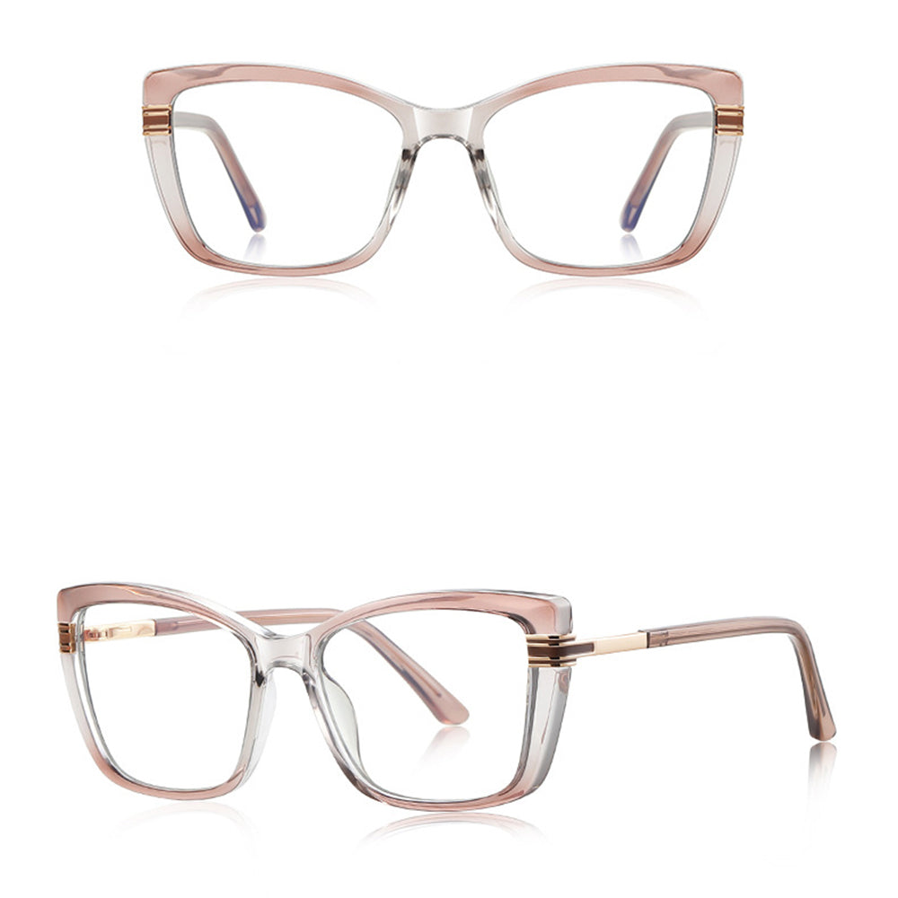 Damen Computerbrille Techsuit 2273, Anti-Blue Light, Hellbraun