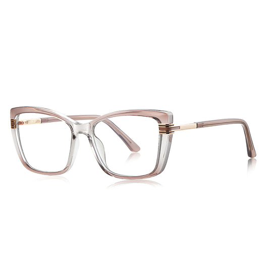 Lunettes d'ordinateur pour femmes Techsuit 2273, Anti-Lumière Bleue, Marron Clair