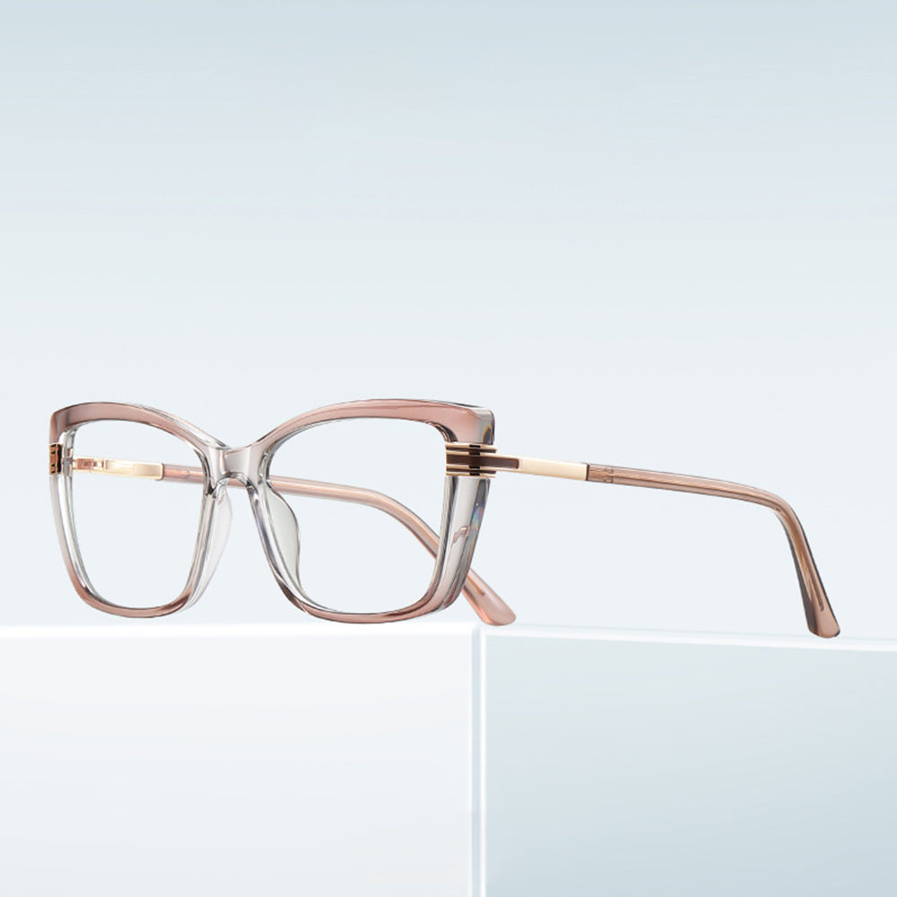 Damen Computerbrille Techsuit 2273, Anti-Blue Light, Hellbraun