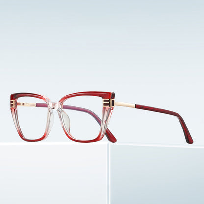 Damen Computerbrille Techsuit 2275, Anti-Blue Light, Schwarz Gold