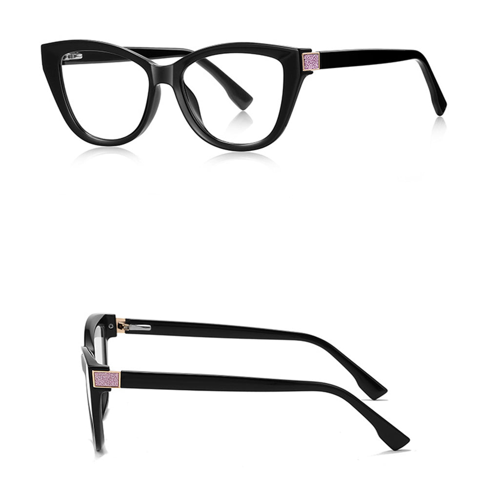 Damen Computerbrille Techsuit 2276, Anti-Blue Light, Schwarz