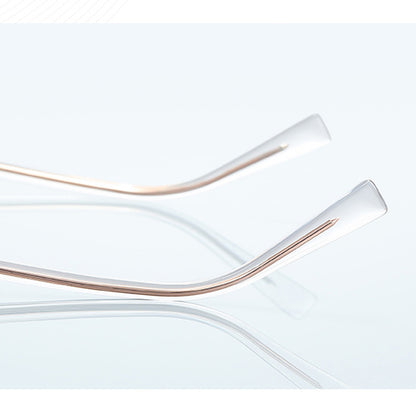 Dames Computerbril Techsuit 3161, Anti-Blauwlicht, Roze Goud