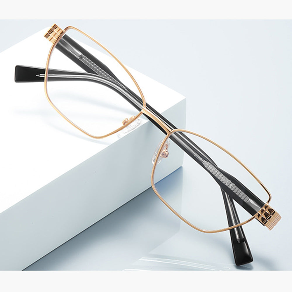 Damen Computerbrille Techsuit 3162, Anti-Blue Light, Goldfarben