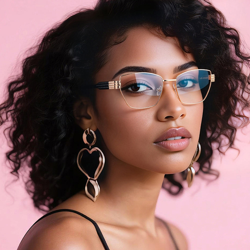 Damen Computerbrille Techsuit 3162, Anti-Blue Light, Schwarz