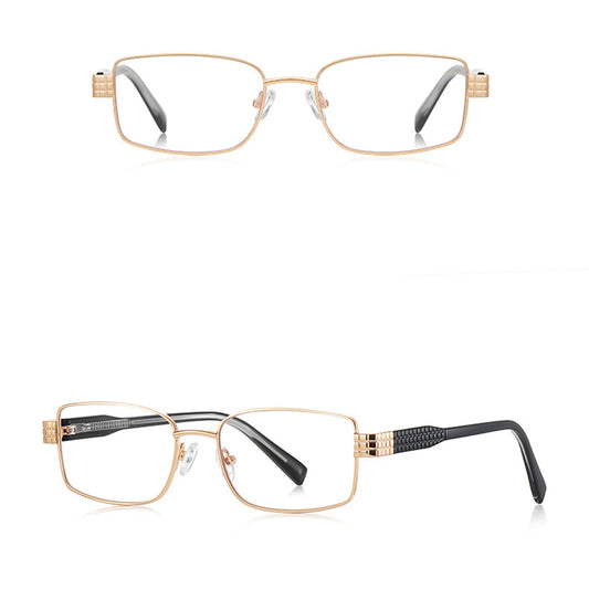 Lunettes d'ordinateur pour femmes Techsuit 3163, Anti-Lumière Bleue, Noires Dorées