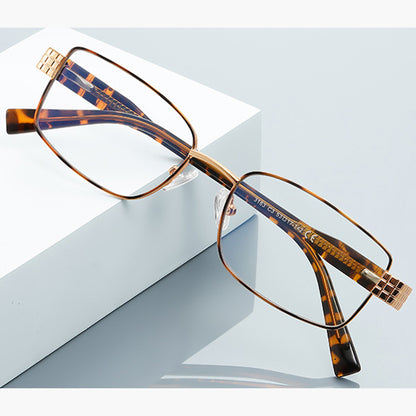 Damen Computerbrille Techsuit 3163, Anti-Blue Light, Schwarz Gold