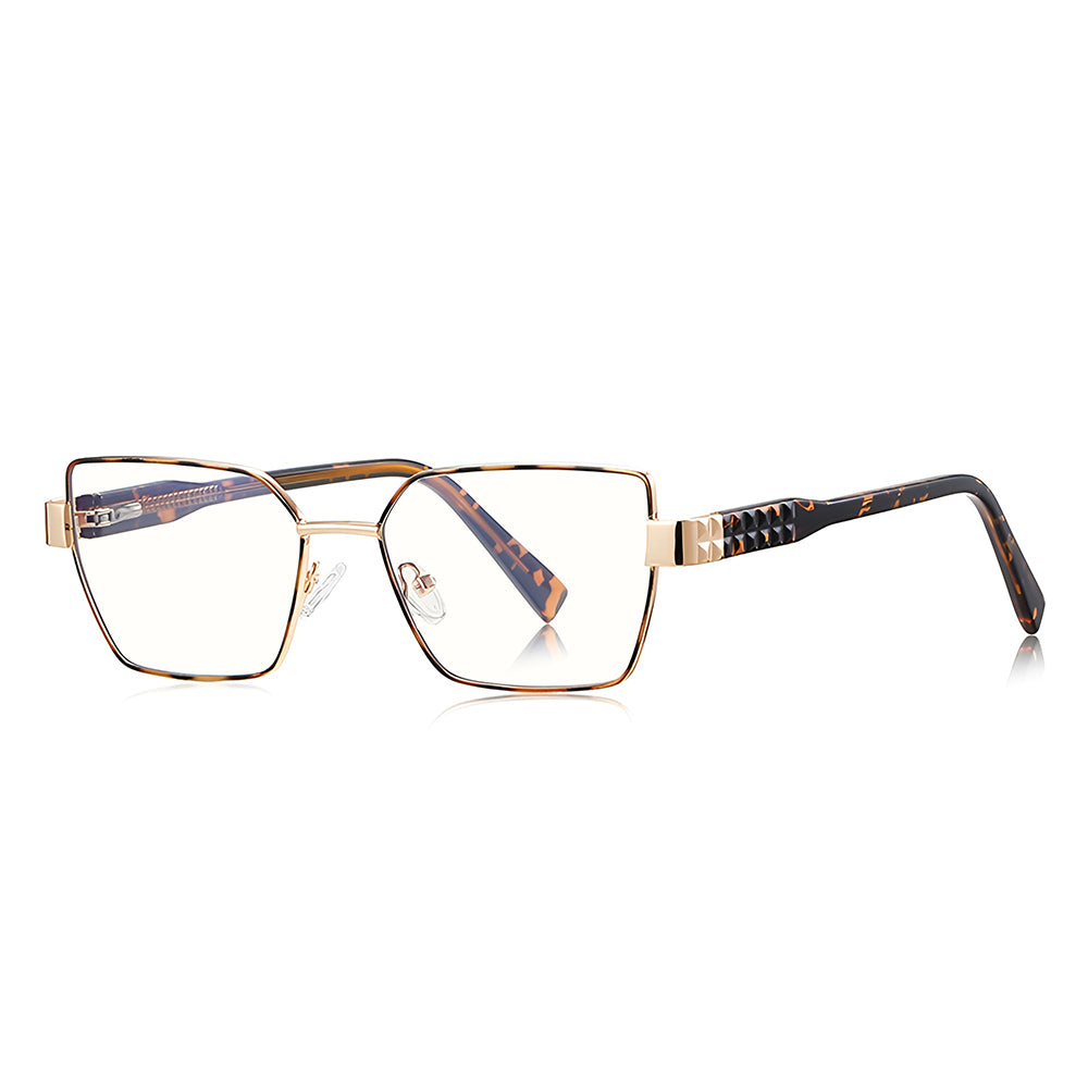 Dames Computerbril Techsuit 3169, Anti-Blauwlicht, Bruin