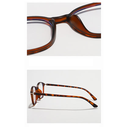 Unisex Computerbril Techsuit 6635, Anti-Blauwlicht, Zwart Paars