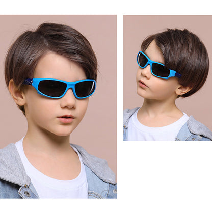 Techsuit 816-C2 Kids' Sport Sunglasses, Polarized, Yellow Pink