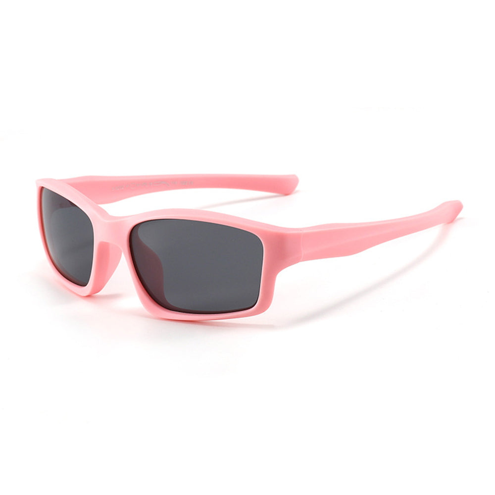 Sportzonnebril Kinderen Techsuit 8202-C22, Gepolariseerd, Roze
