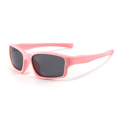 Sportzonnebril Kinderen Techsuit 8202-C22, Gepolariseerd, Roze