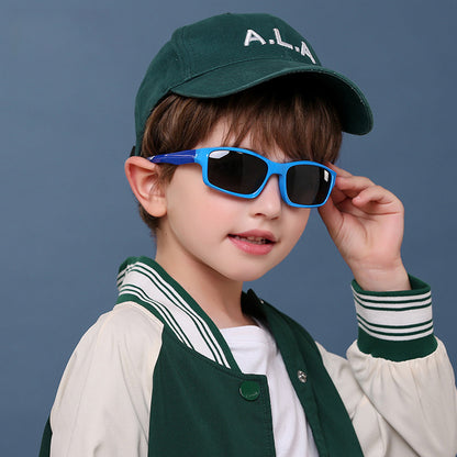 Sportzonnebril Kinderen Techsuit 8202-C22, Gepolariseerd, Roze