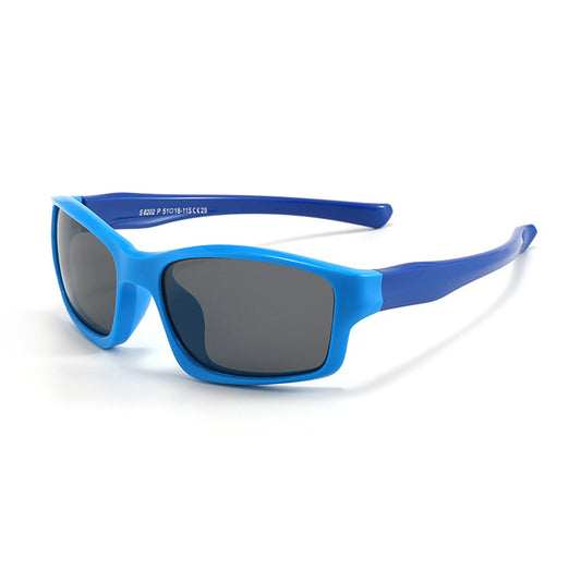 Sport-Sonnenbrille für Kinder Techsuit 8202-C29, polarisiert, blau