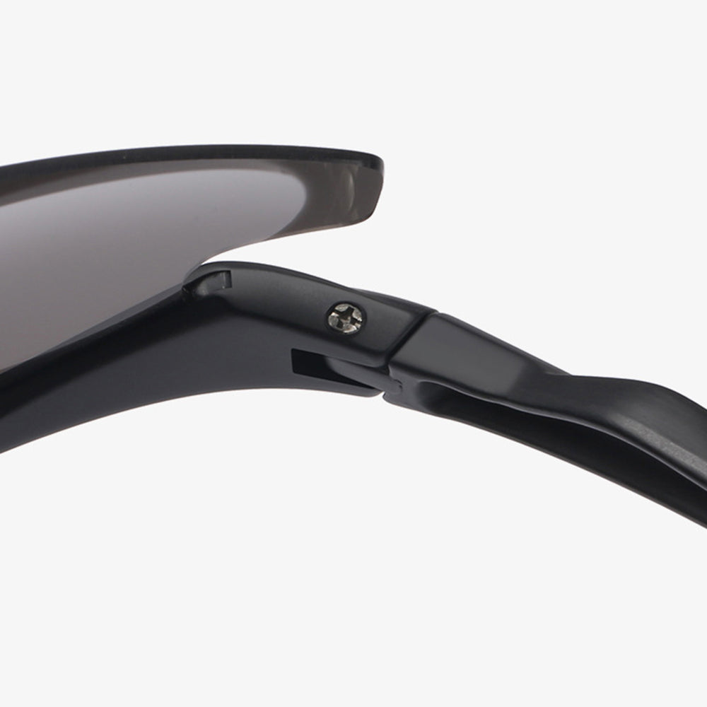 Lunettes de Cyclisme Unisex Techsuit 1806, Protection UV, Noir Bleu Violet