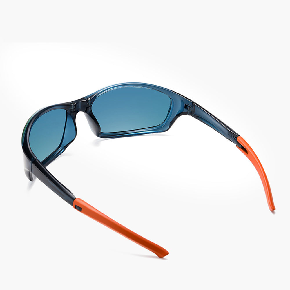 Unisex Fahrradbrille Techsuit 24101, polarisiert, schwarz