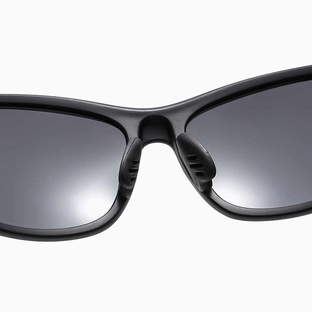 Lunettes de Cyclisme Unisex Techsuit 9309, Polarisées, Noir Marron