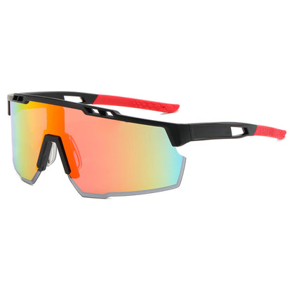 Lunettes de Cyclisme Unisexes Techsuit 9963, Noires Orange