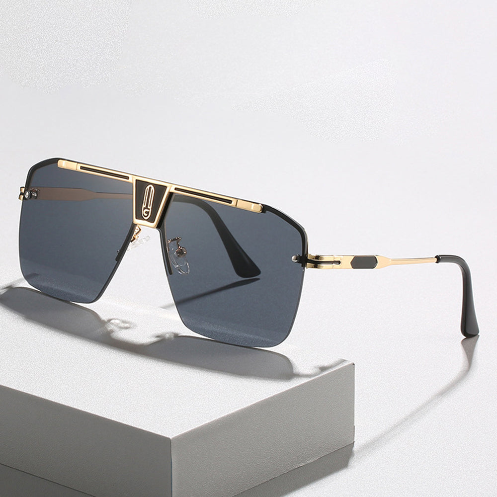 Men's Techsuit 2576 Sunglasses, Gold Blue Brown