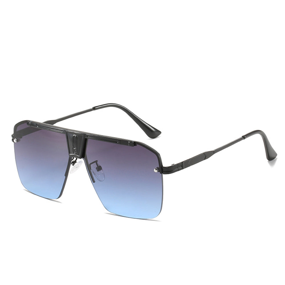 Herren-Sonnenbrille Techsuit 2576, Schwarz Grau Blau