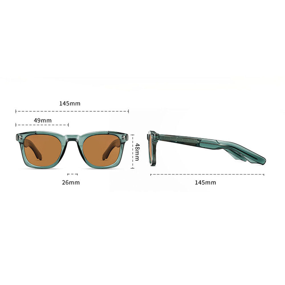 Herenzonnebril Techsuit 31243, Gepolariseerd, UV-bescherming, Grijs