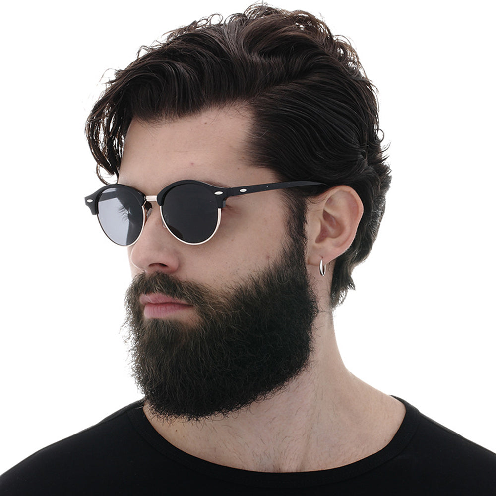 Herren-Sonnenbrille Techsuit 66612, polarisiert, UV-Schutz, schwarz