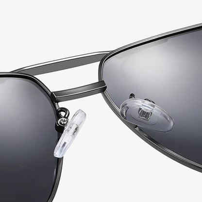 Herren-Sonnenbrille Techsuit LM001, polarisiert, UV-Schutz, Grau