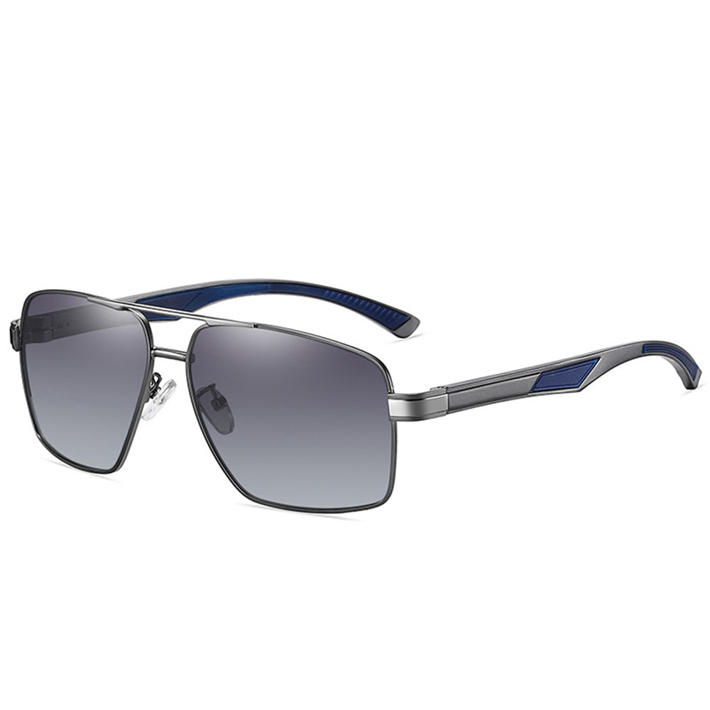 Herenzonnebril Techsuit LM001, Gepolariseerd, UV-bescherming, Grijs Gradient