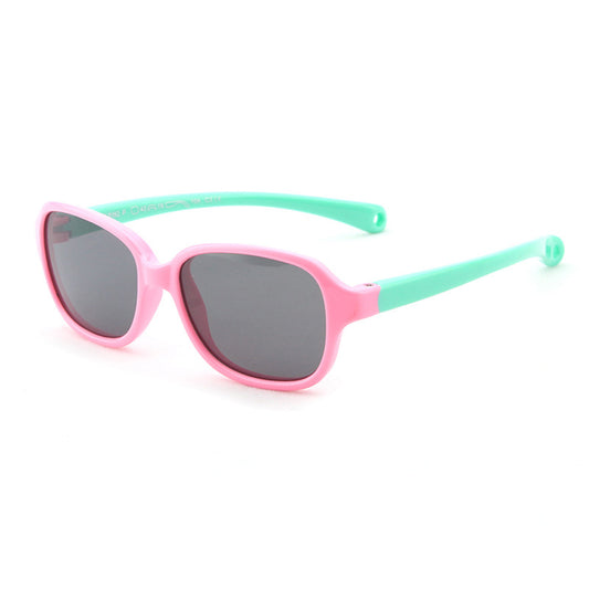 Techsuit Baby Zonnebril 8192-C3, Gepolariseerd, Roze Groen