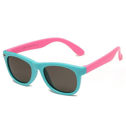 Lunettes de Soleil Bébé Techsuit 8306-C32, Polarisées, Bleu Rose