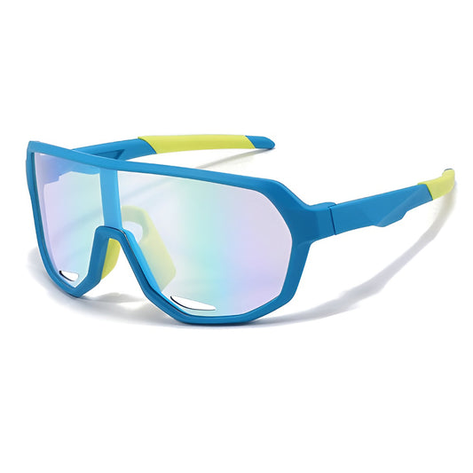 Techsuit 22312 Kinderzonnebril, Gepolariseerd, UV-bescherming, Blauw Geel