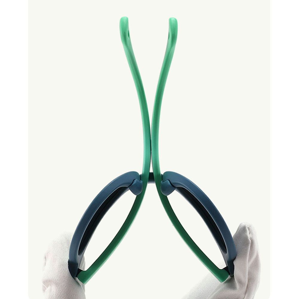 Techsuit 601 Kinder-Sonnenbrille, polarisiert, UV-Schutz, Lila Grau