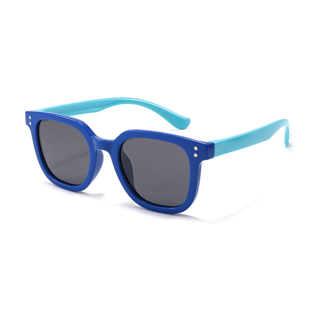 Techsuit 8351-C28 Kinderzonnebril, Gepolariseerd, Turquoise Blauw