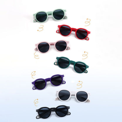 Techsuit Kinder Sonnenbrille 8443, polarisiert, UV-Schutz, rot