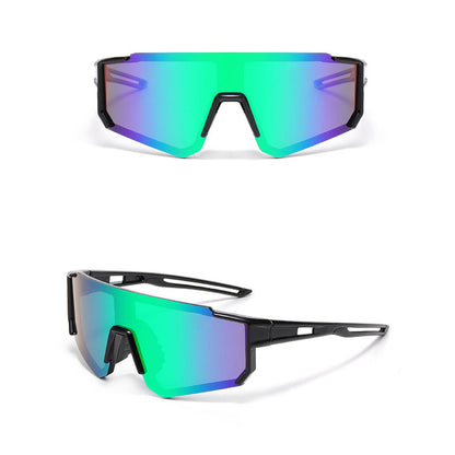 Techsuit R601 Kinder-Sonnenbrille, polarisiert, UV-Schutz, Schwarz Grün