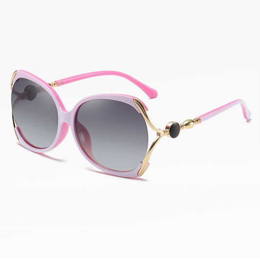 Dames Zonnebril Techsuit 1722, Gepolariseerd, UV-bescherming, Roze Grijs