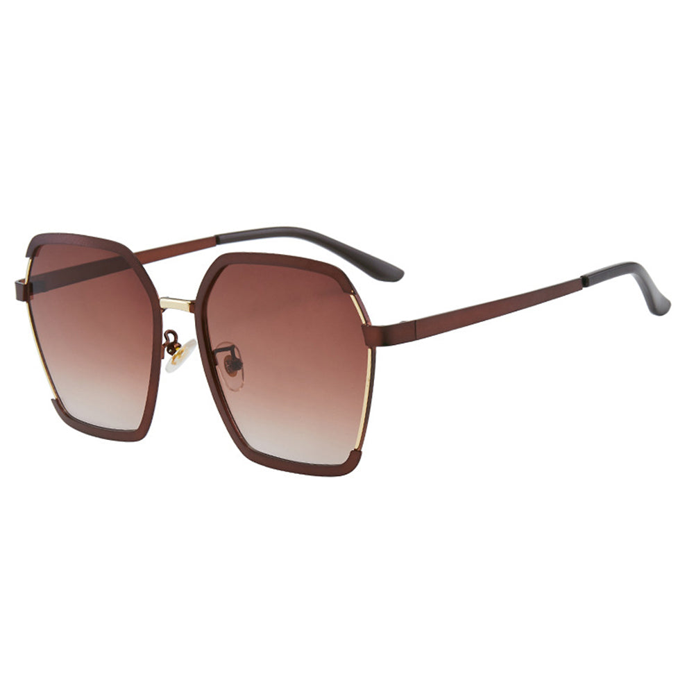 Damen-Sonnenbrille Techsuit 191, polarisiert, UV-Schutz, braun