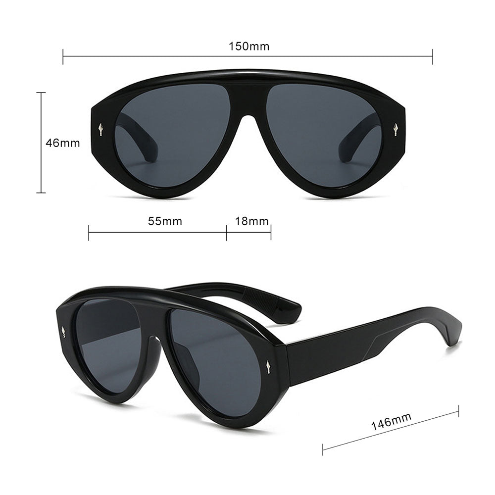 Damen-Sonnenbrille Techsuit 3991, Schwarz