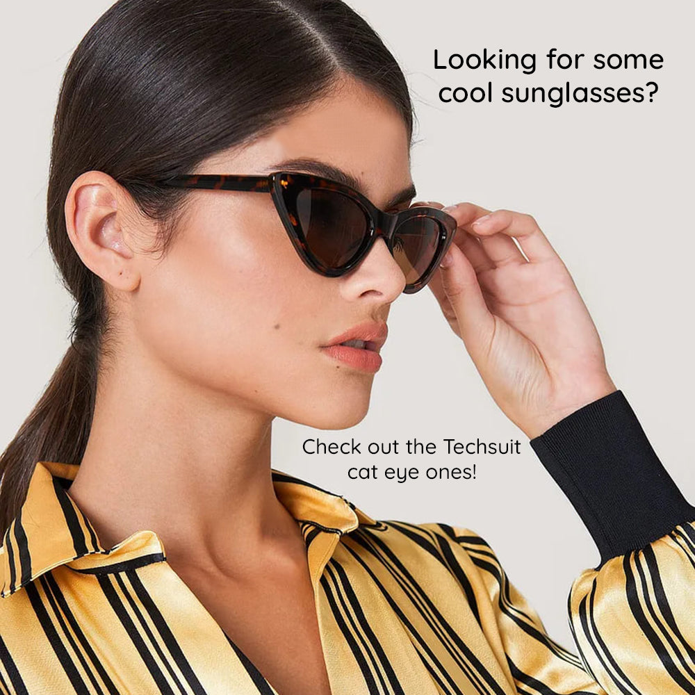 Dameszonnebril Techsuit 5040, Zwart