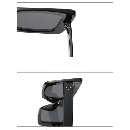 Damen-Sonnenbrille Techsuit 5277, Schwarz Braun