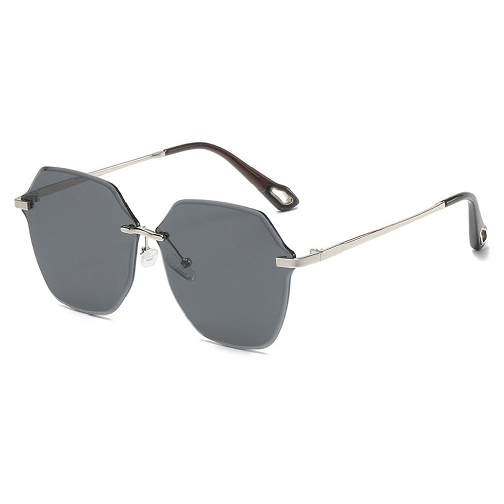 Dames Zonnebril Techsuit 8195, Zwart Zilver