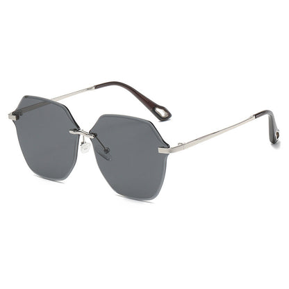 Dames Zonnebril Techsuit 8195, Zwart Zilver